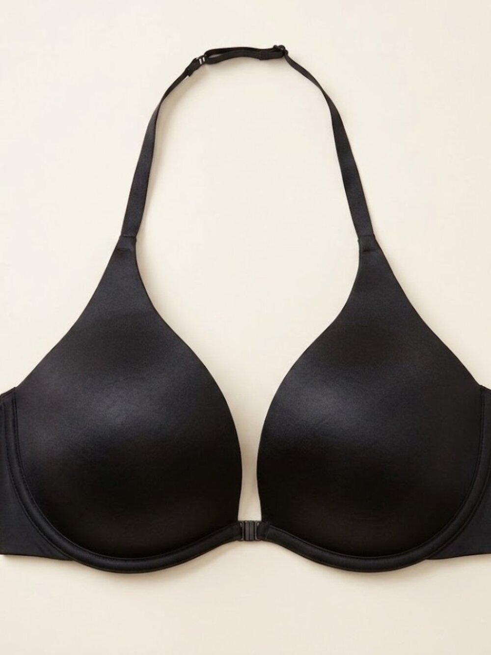 Victoria's Secret Smooth Plunge Push-Up Bra 36C Black
